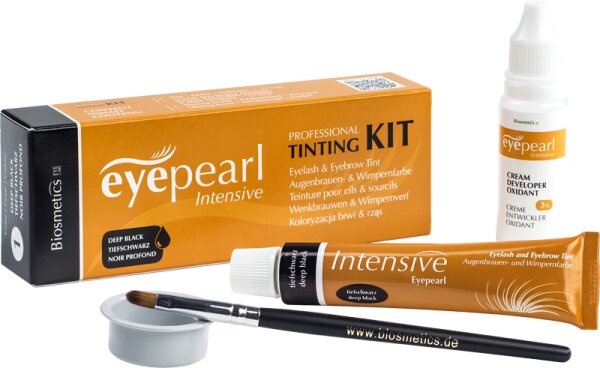 Biosmetics Farben + Zubehör Set Augenbrauen & Wimpernfarbe