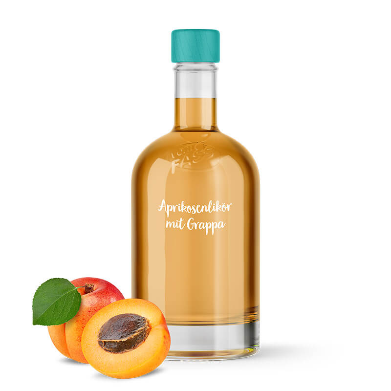 Aprikosenlikör mit Grappa