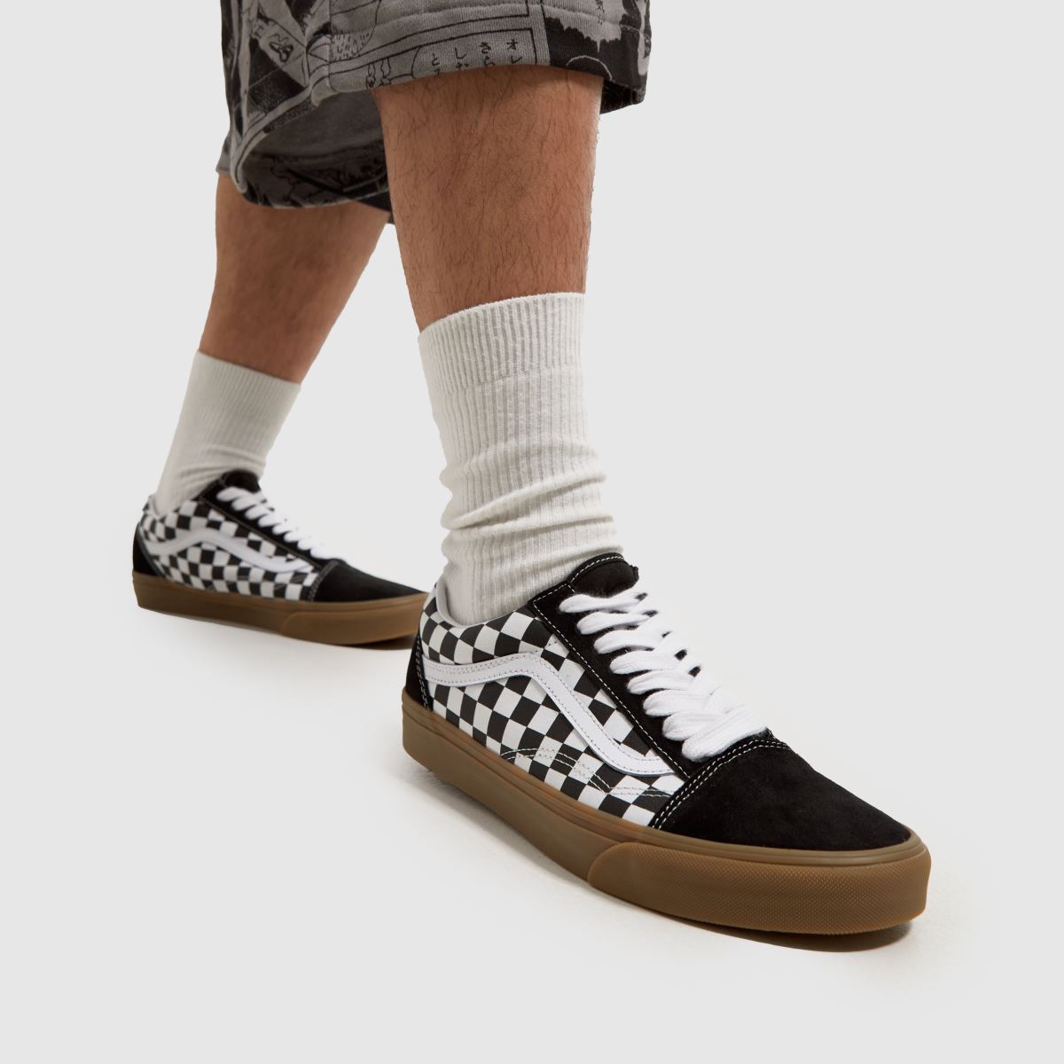 Vans Old Skool-sneakers i svart och vitt