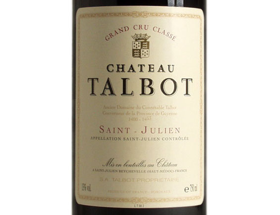 Château Talbot 2012 Bordeaux Saint-Julien
