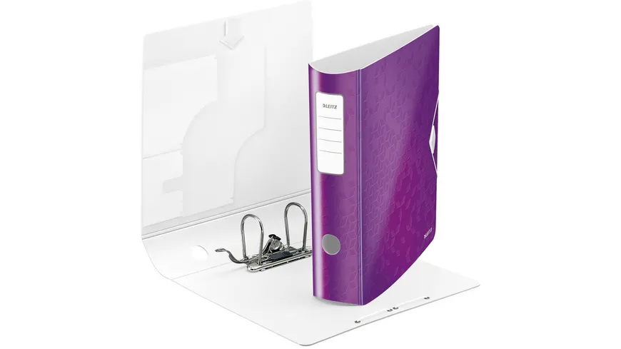 LEITZ Ordner Active WOW breit A4 violett violett