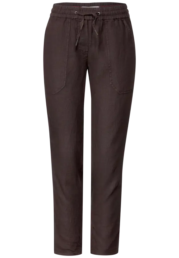 CECIL Leinen Casual Fit Hose