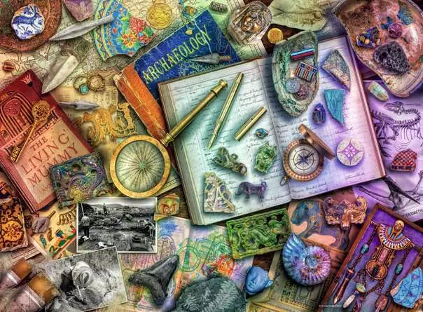 Puzzle 500 Teile - Amiee Stewart Archaeology