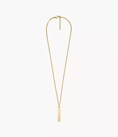 Fossil Kette Drew Edelstahl goldfarben