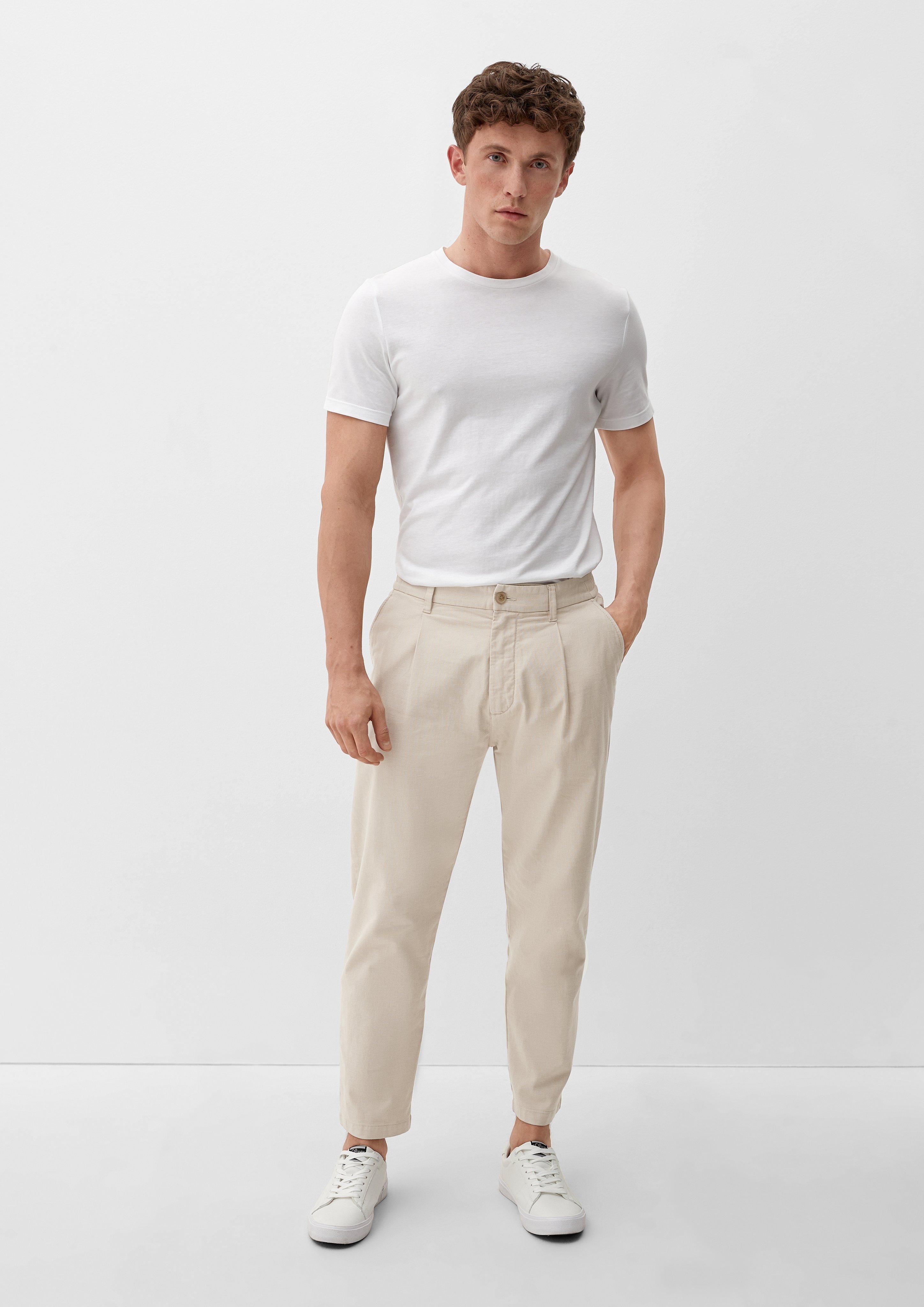 Relaxed: Stoffhose mit geradem Bein  2128965-84K4