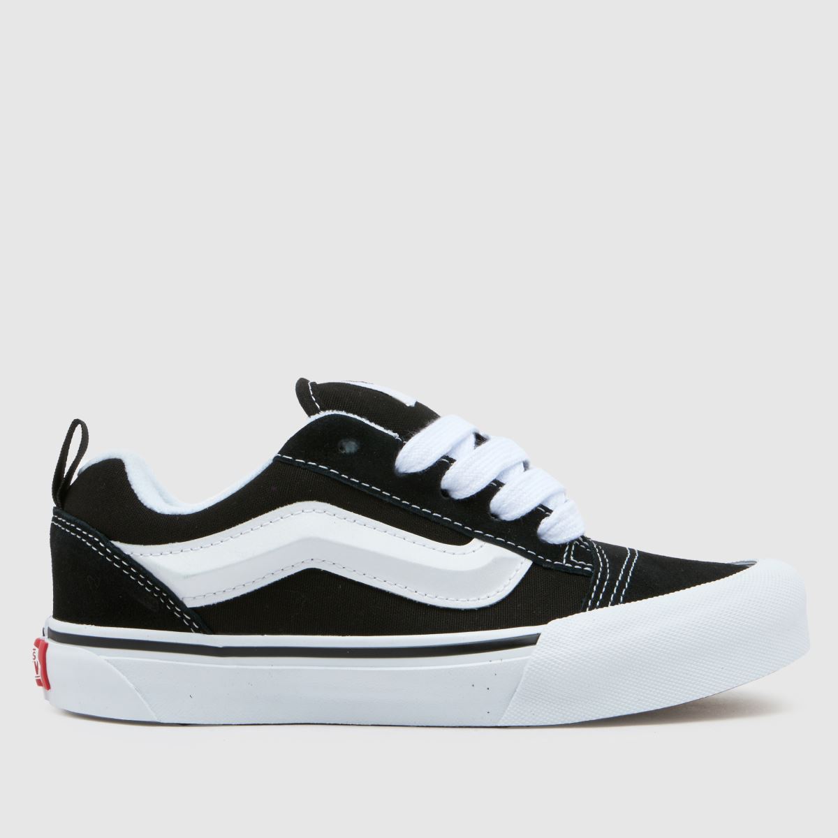 Černobílé dětské tenisky Vans KNU Skool