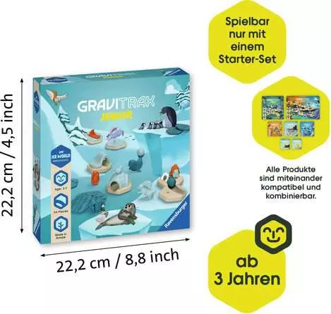 GraviTrax Junior Extension Ice - Kugelbahn-Erweiterung für Kinder ab 3 Jahren