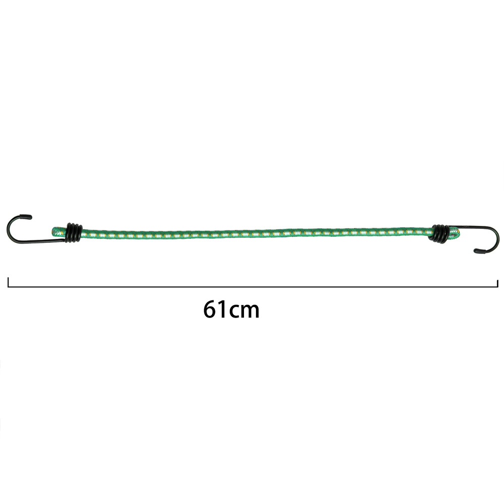 DEUBA Spanngummi Expander 10er Set 61cm x 0,8cm grün / gelb