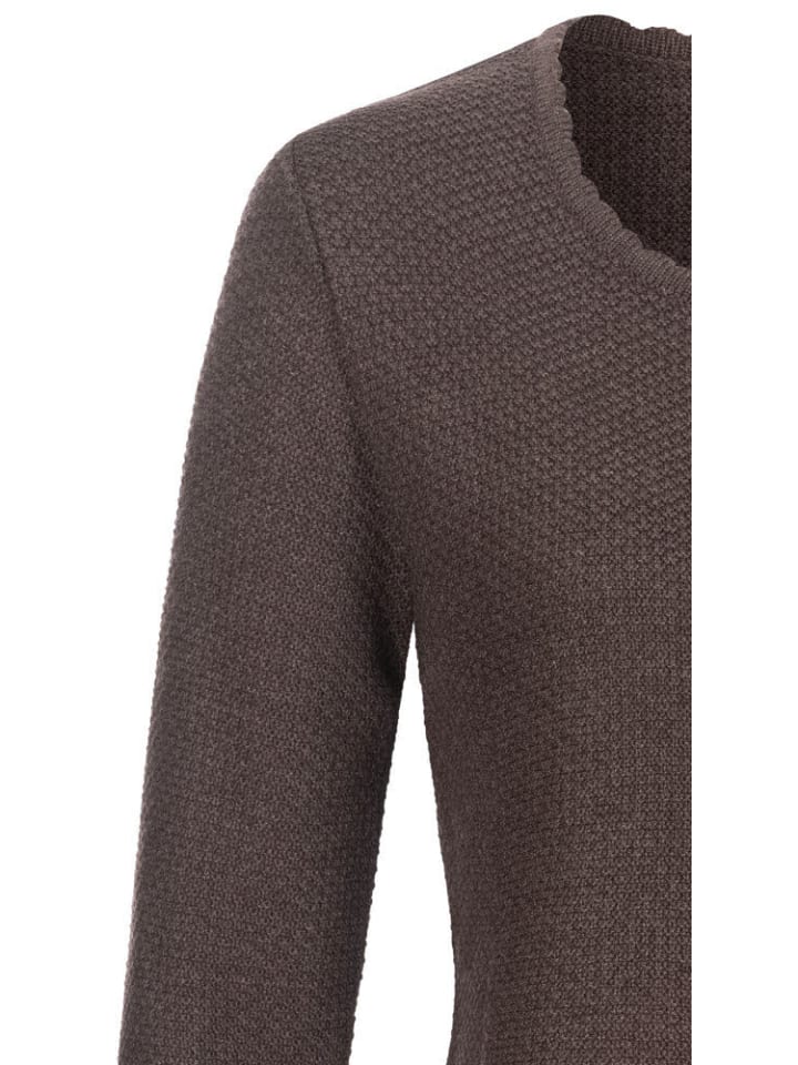 Nübler Strickjacke Langarm Yvonne in Braun günstig kaufen