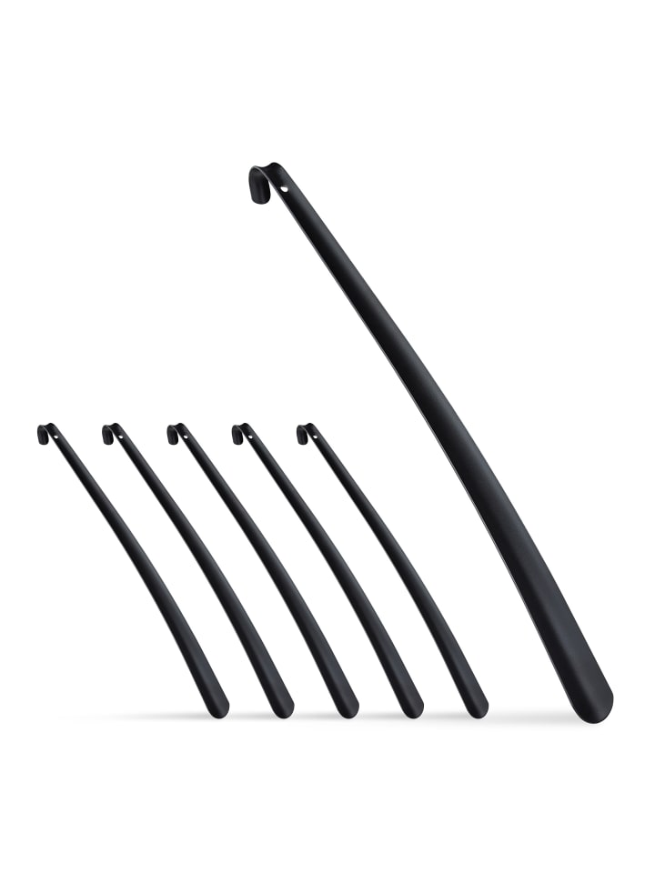 relaxdays 6x Schuhlöffel in Schwarz günstig kaufen onesize