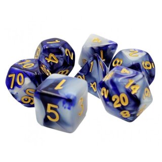 Würfelset Racing: Frost Blue (7)