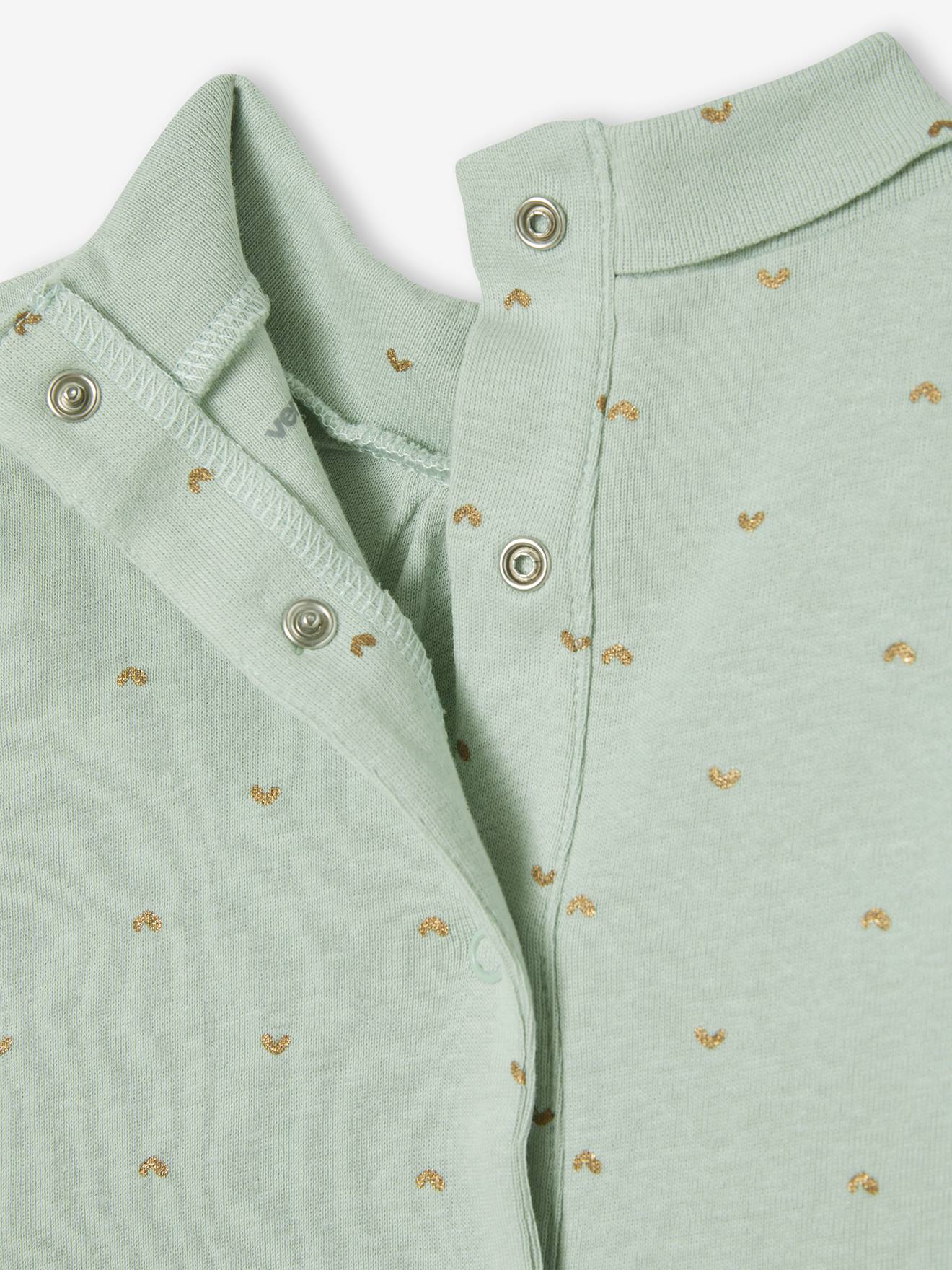 Lot de 2 sous-pulls bébé fille BASICS lot vert