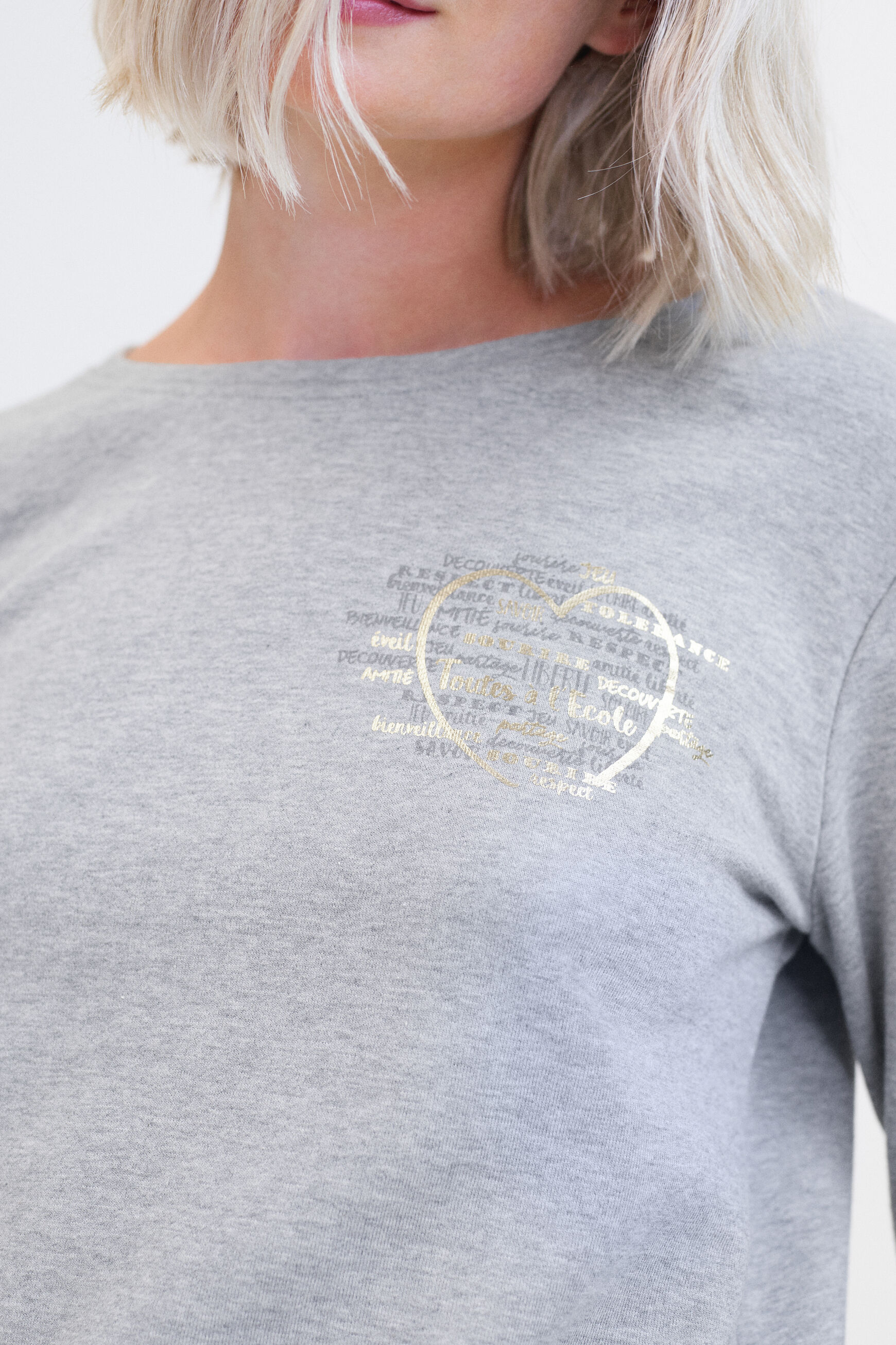 Sweat Ines gris femme