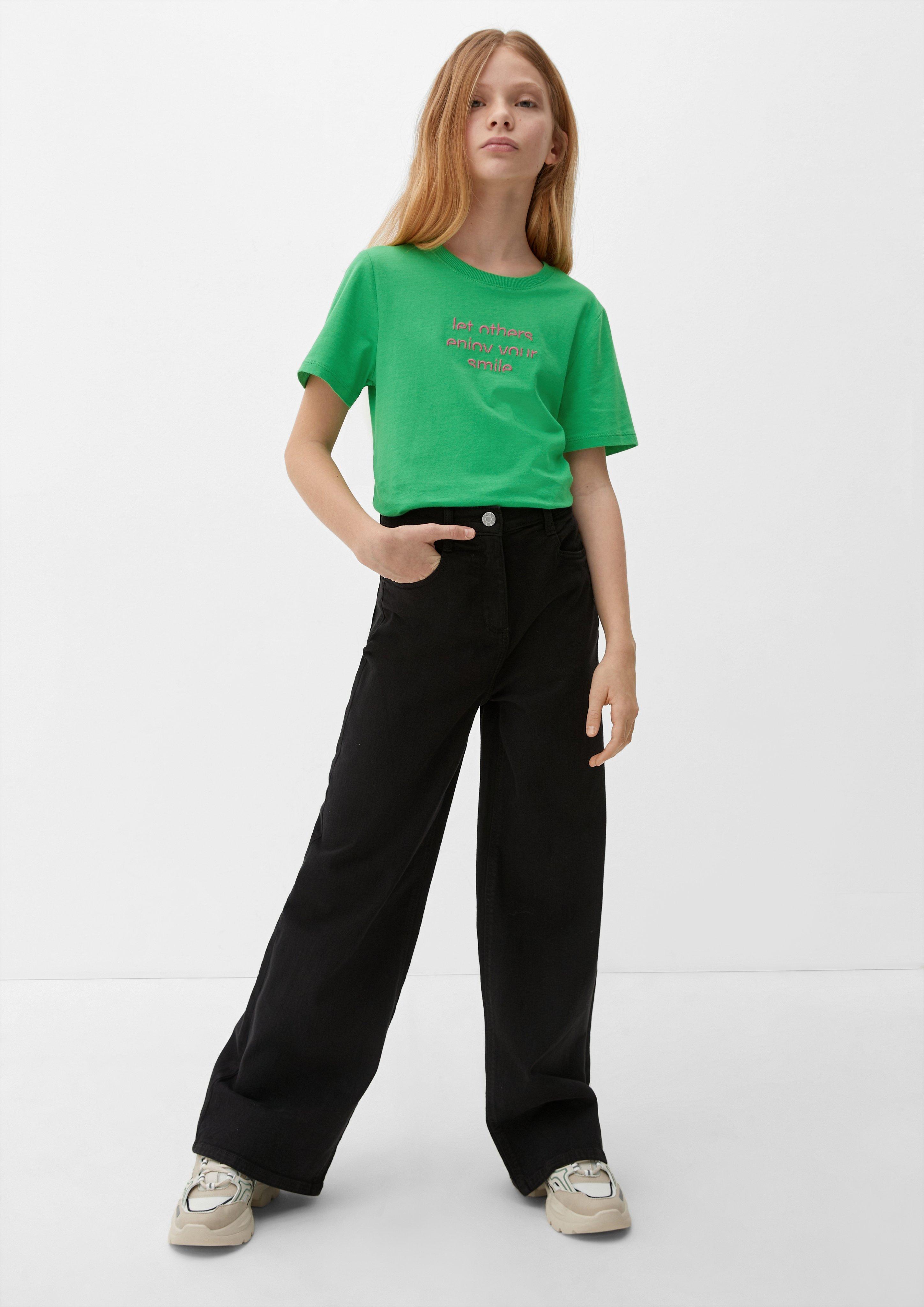 T-Shirt mit Stickerei  2128032-7590