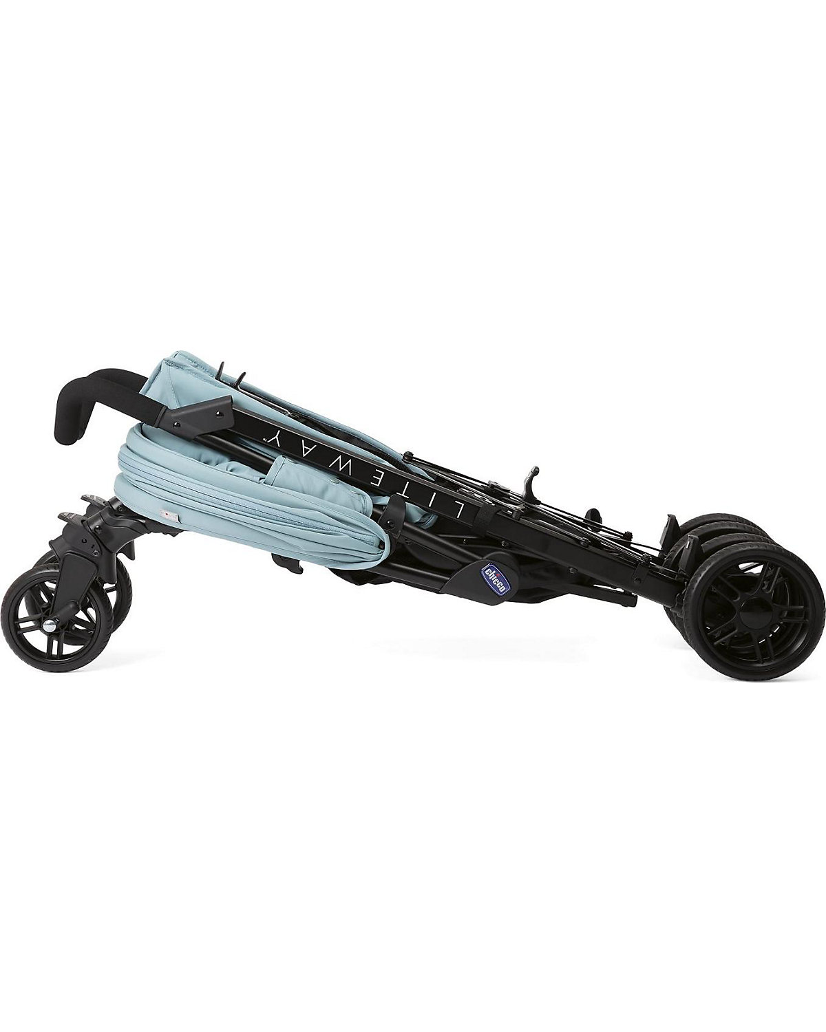 Buggy Sportwagen Lite Way4 hydra, mit faltbarem Frontbügel 22Kg Traglast, mit neuem großen Verdeck und Textilen Design, inkl. Regenschutz, Einhängekorb