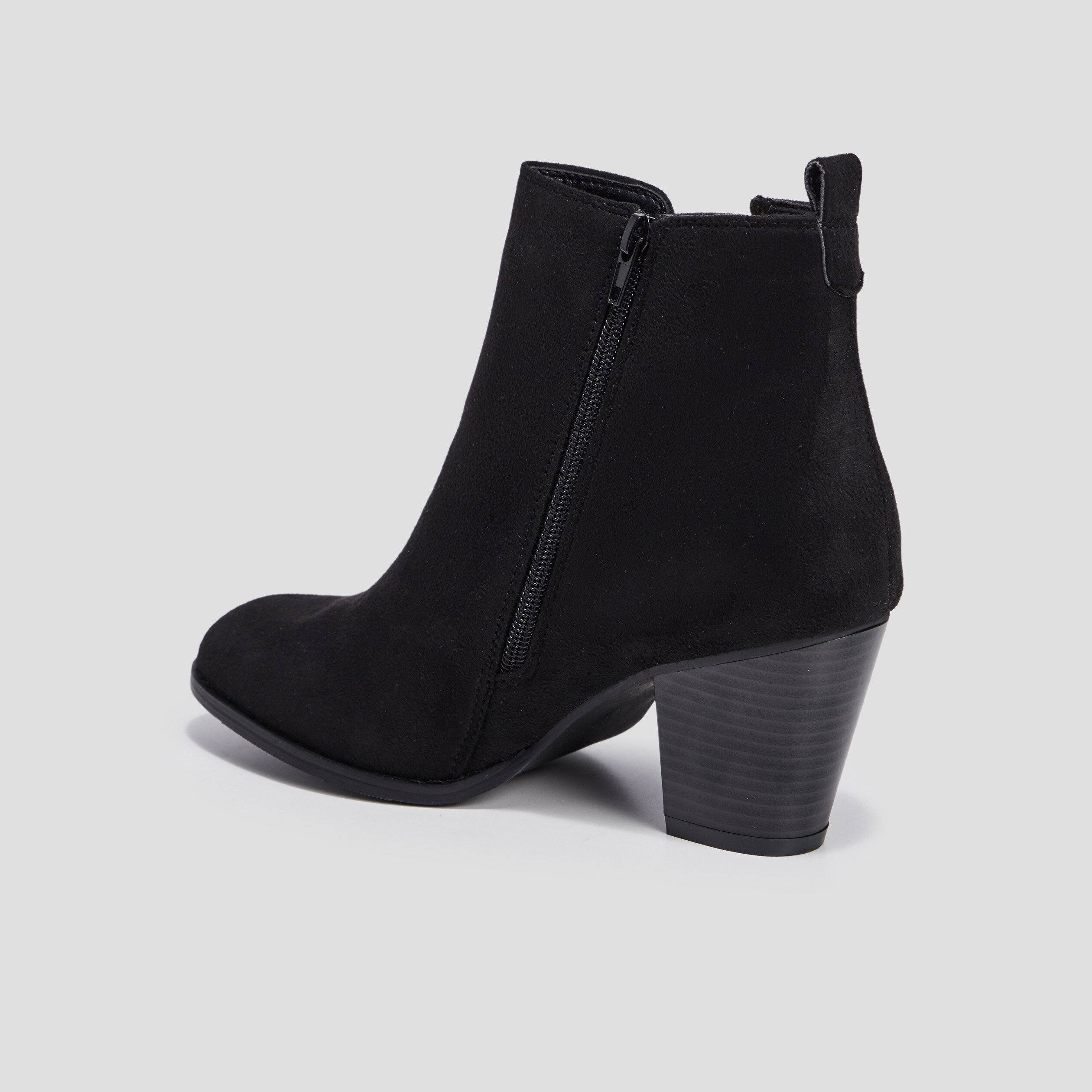 Bottines chelsea à talons noir femme | La Halle