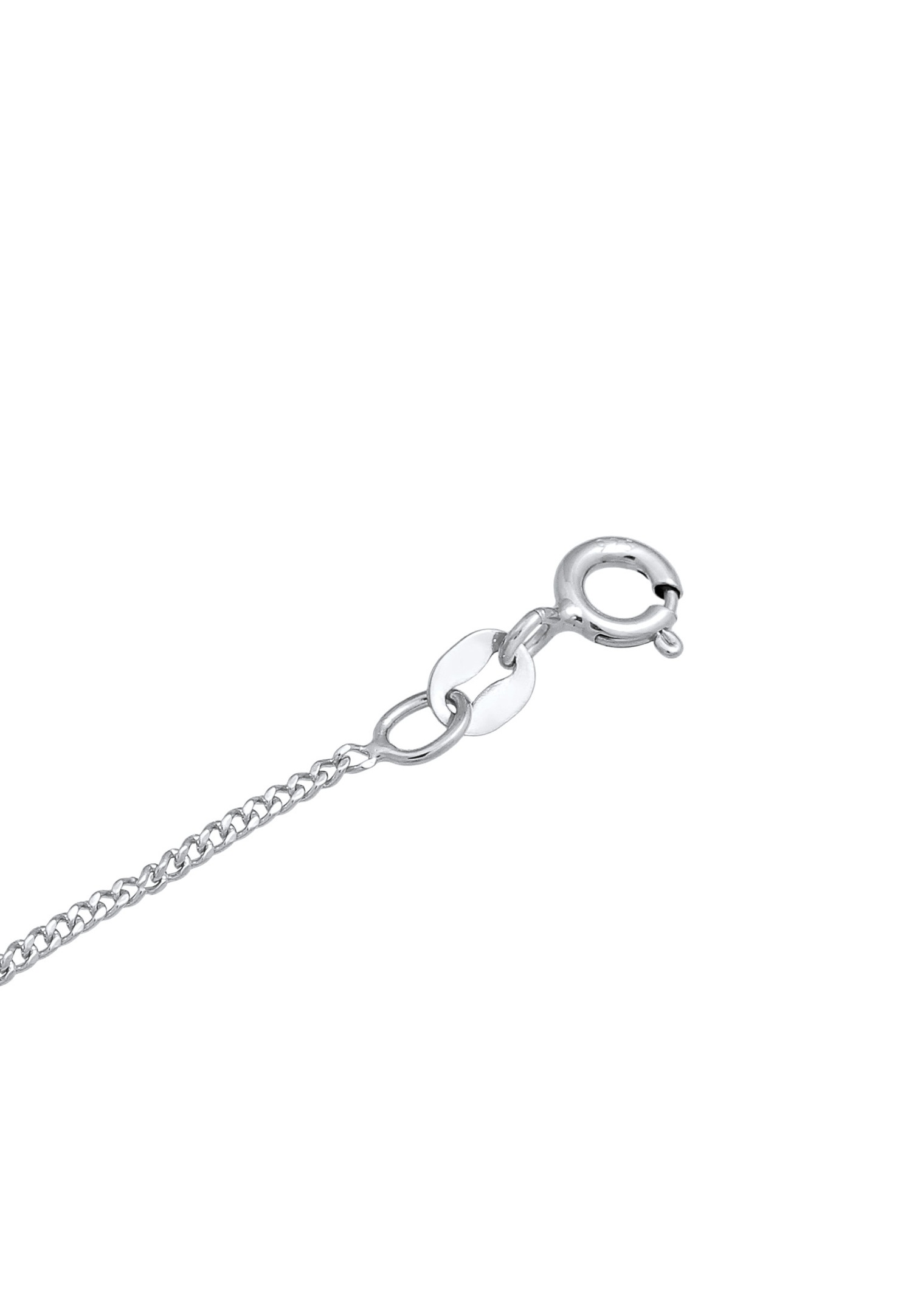 Símbolo de cara sonriente de moda para mujer de Elli con cristales de plata de ley 925