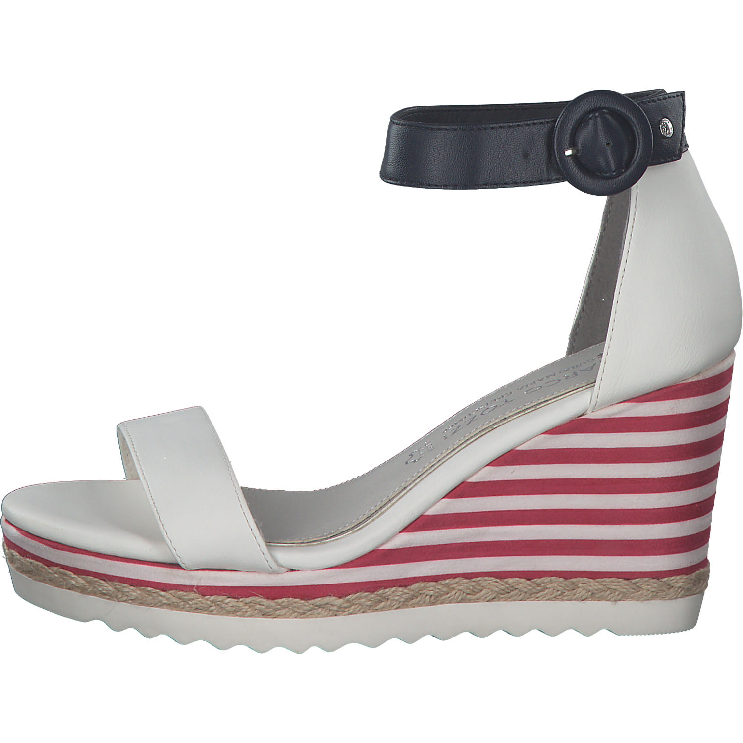 Marco Tozzi 88703, Klassische Pumps, Damen, Weiß/Blau