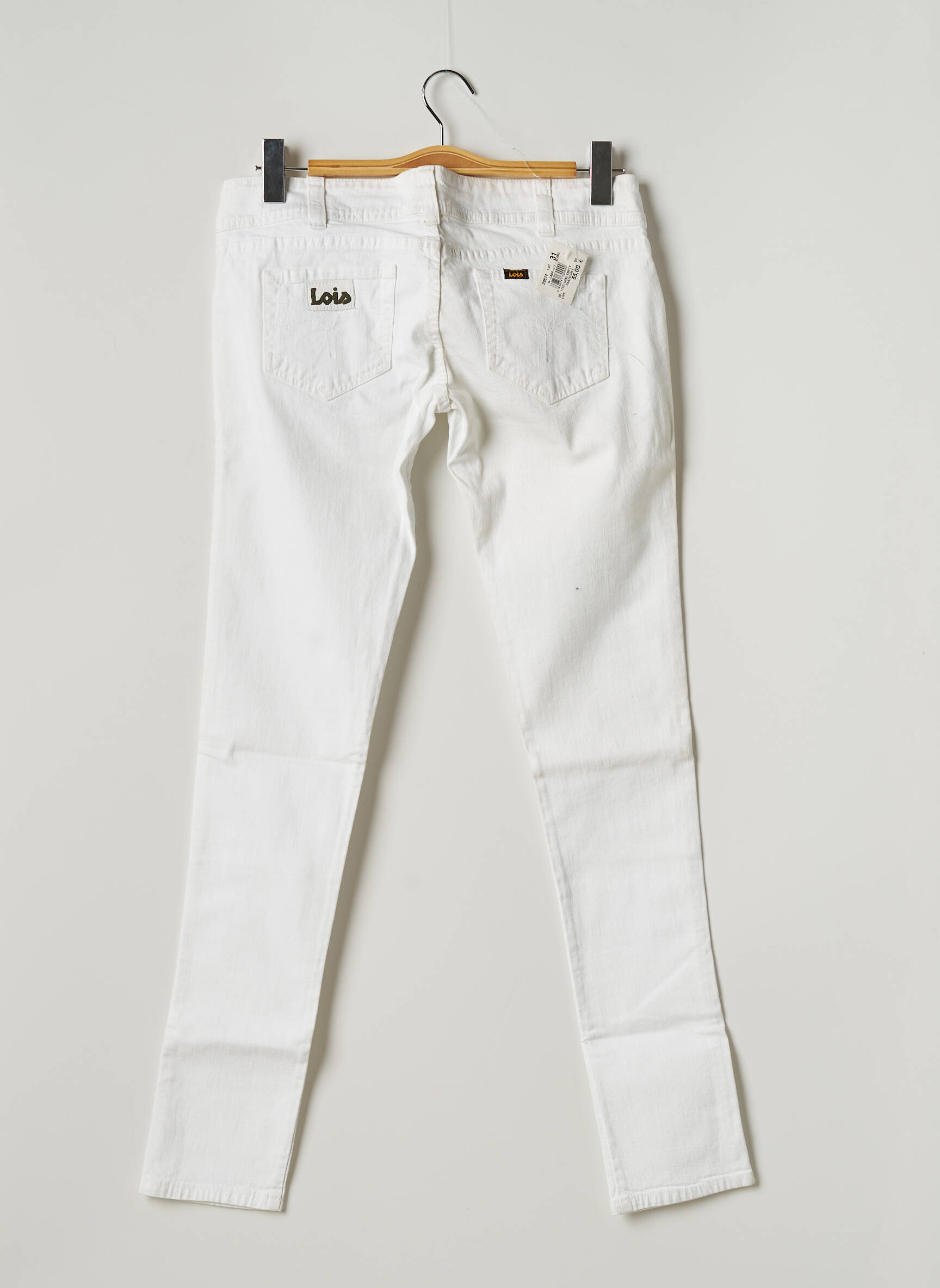 Lois Jeans Skinny Femme couleur blanc