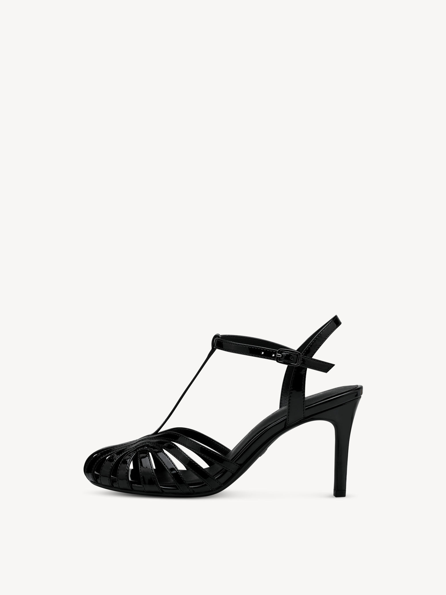 Sandale à talon - noir
