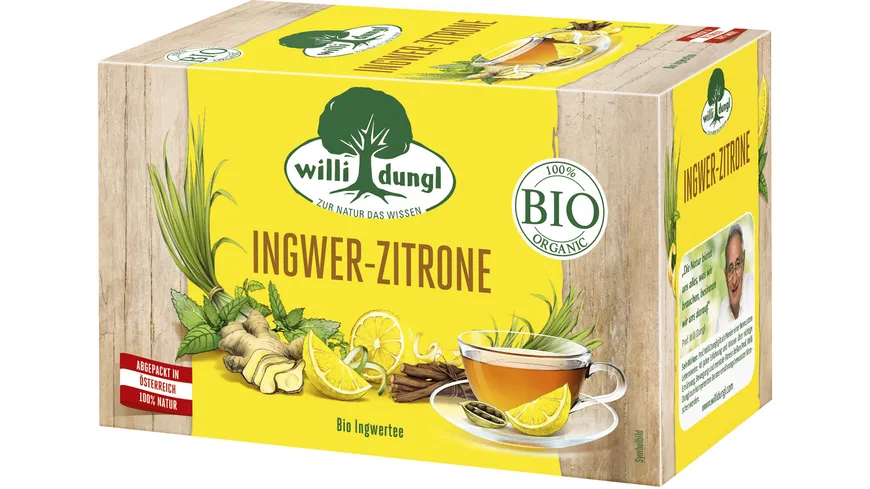 WILLI DUNGL Tee Ingwer Zitrone 36 g