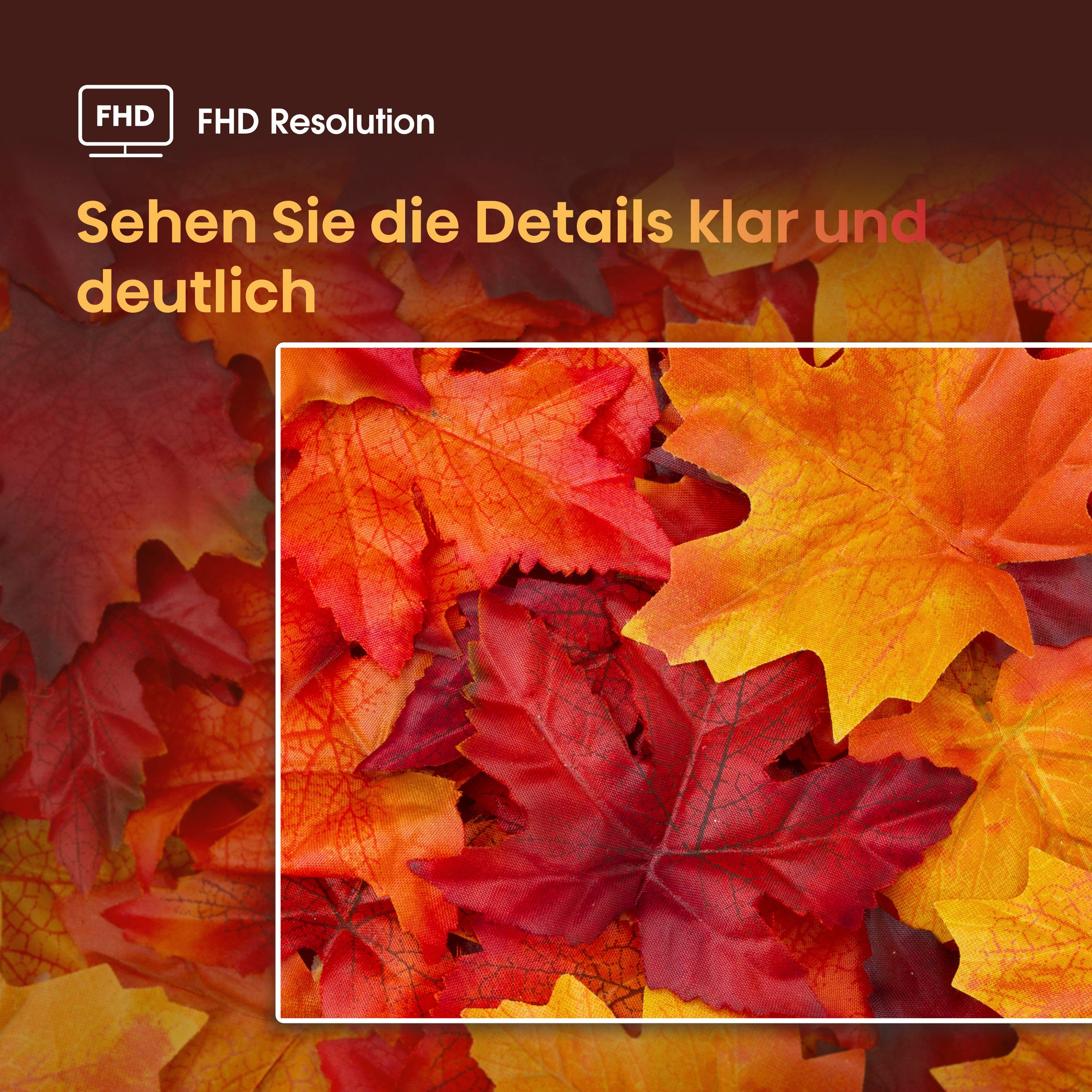 Hisense 40E41KT LED-Fernseher (100 cm/40 Zoll, Full HD, Smart-TV, Smart-TV,Triple Tuner DVB-T2 / T/C / S2 / S)