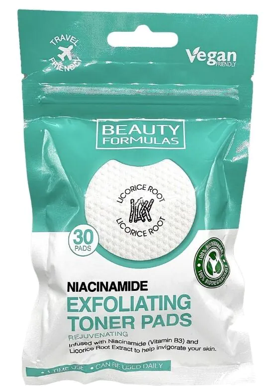 Beauty Formulas Niacinamide Exfoliërende Pads