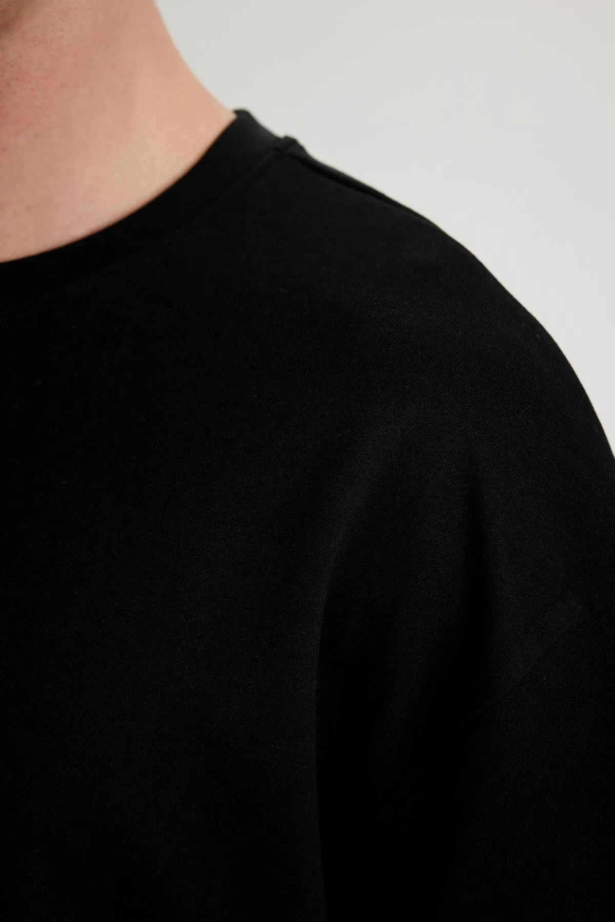 DeFacto  T-Shirt - Schwarz - Oversized