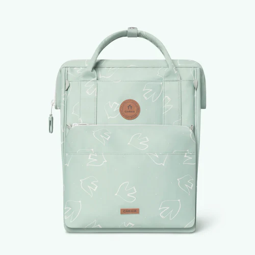 Mint green diaper bag from Aix-en-Provence