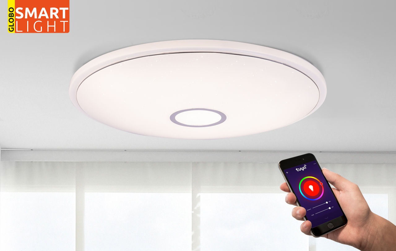Globo Lighting - CONNOR - Deckenleuchte Metall weiß, LED