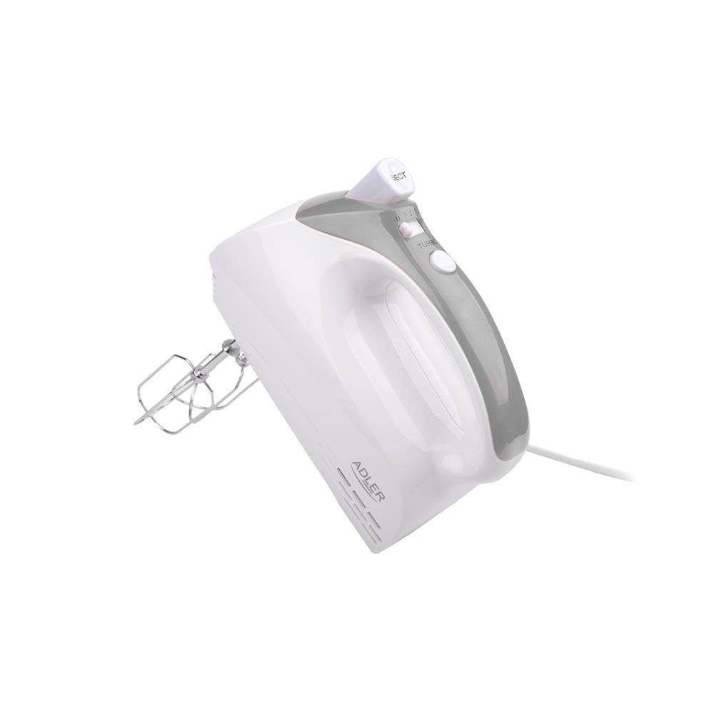 Adler Handmixer AD 4201, 300,00 W, Handrührgerät, Küchenmaschine, Handrührer, 5 Geschwindigkeiten