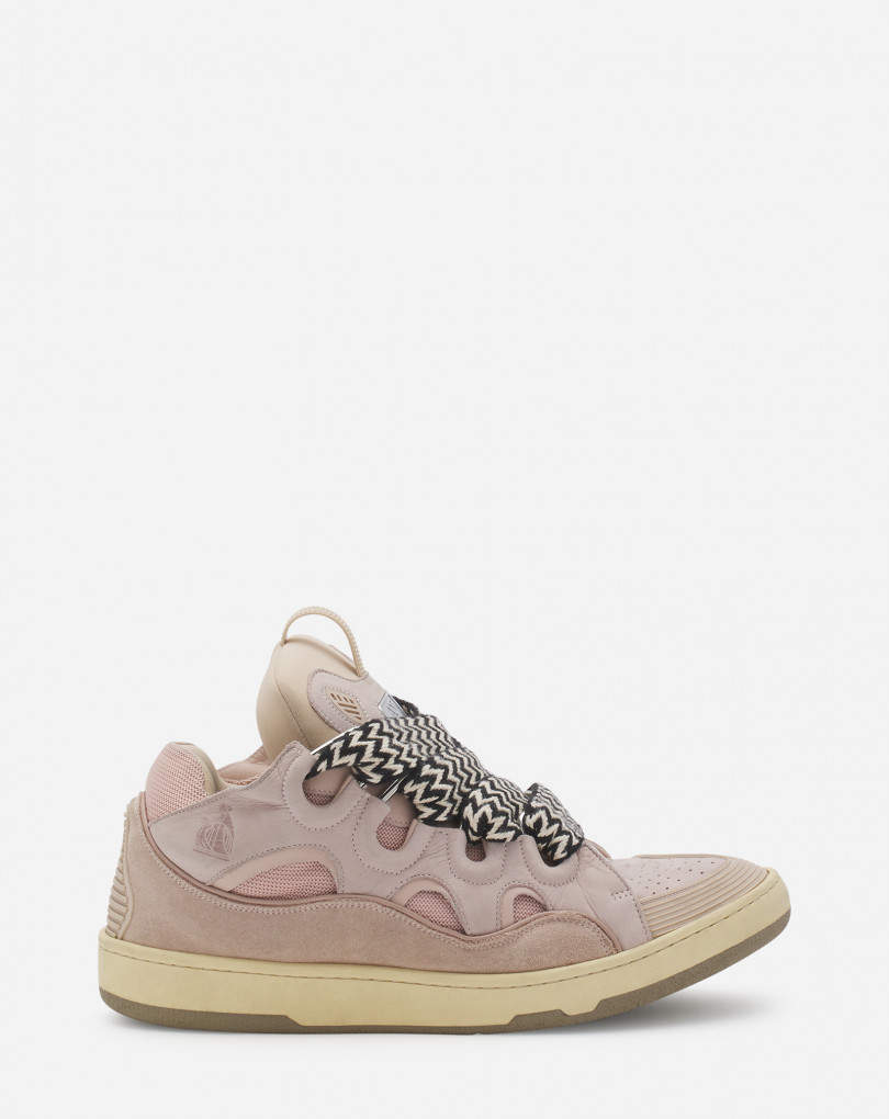 SNEAKERS CURB EN CUIR