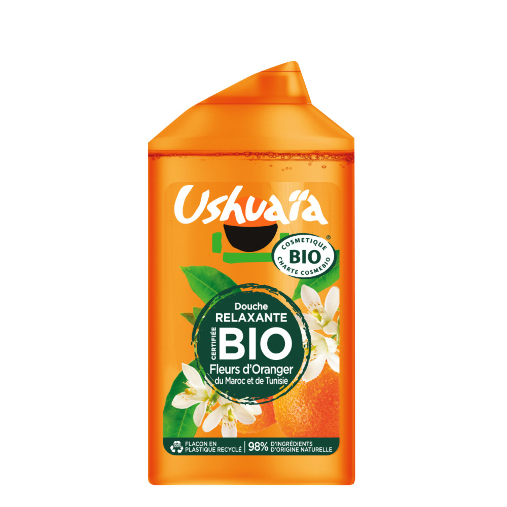 ushuaïa Ushuaïa Douche Certifiée Bio Fleur d'Oranger 250ml Douche certifiée BIO Fleur d'Oranger