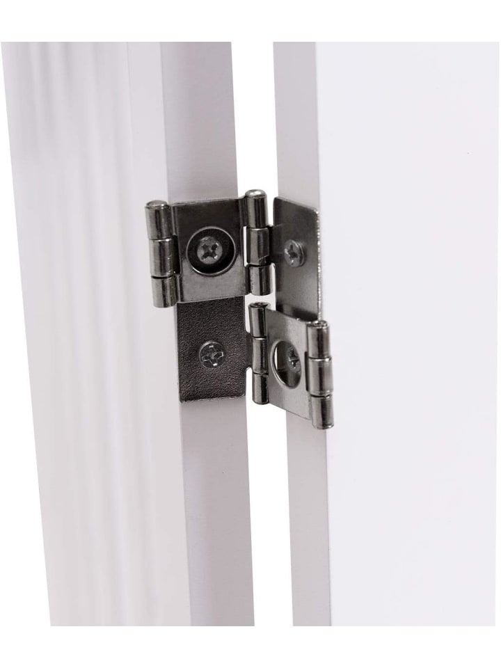 COSTWAY 4 tlg. Absperrgitter Hunde 61cm in Weiß günstig kaufen onesize