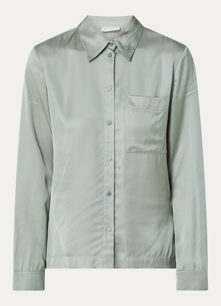 Marc O'Polo  Blouse met borstzak