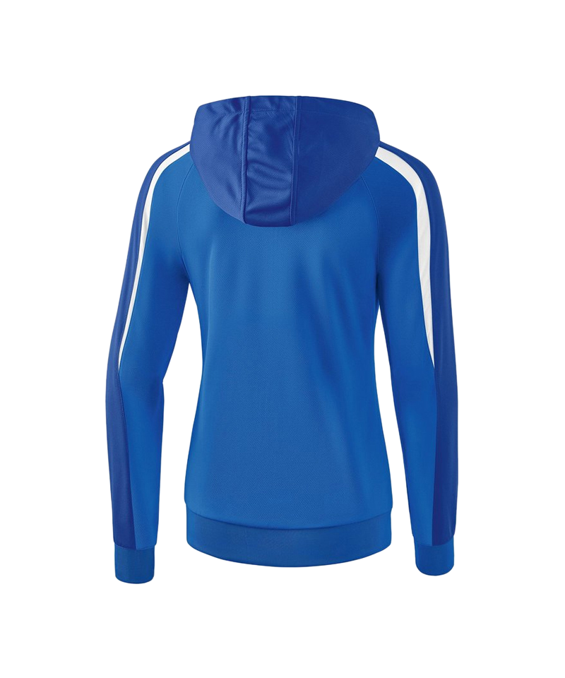 Erima Liga 2.0 Kapuzenjacke Damen Blau Weiss