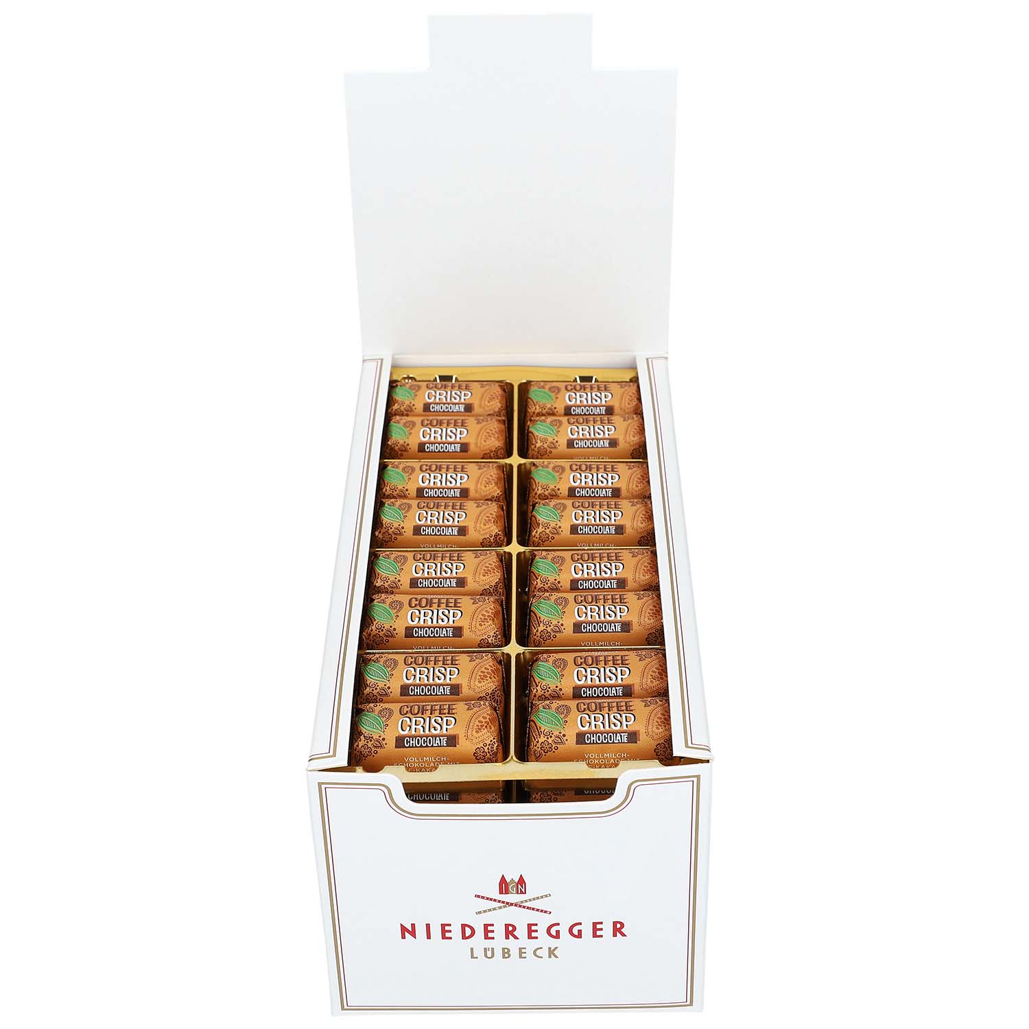 Niederegger Chocolate Klassiker Coffee Crisp 80x12,5g