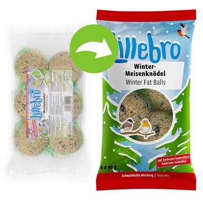 18 + 6 gratis! Lillebro Winter Meisenknödel