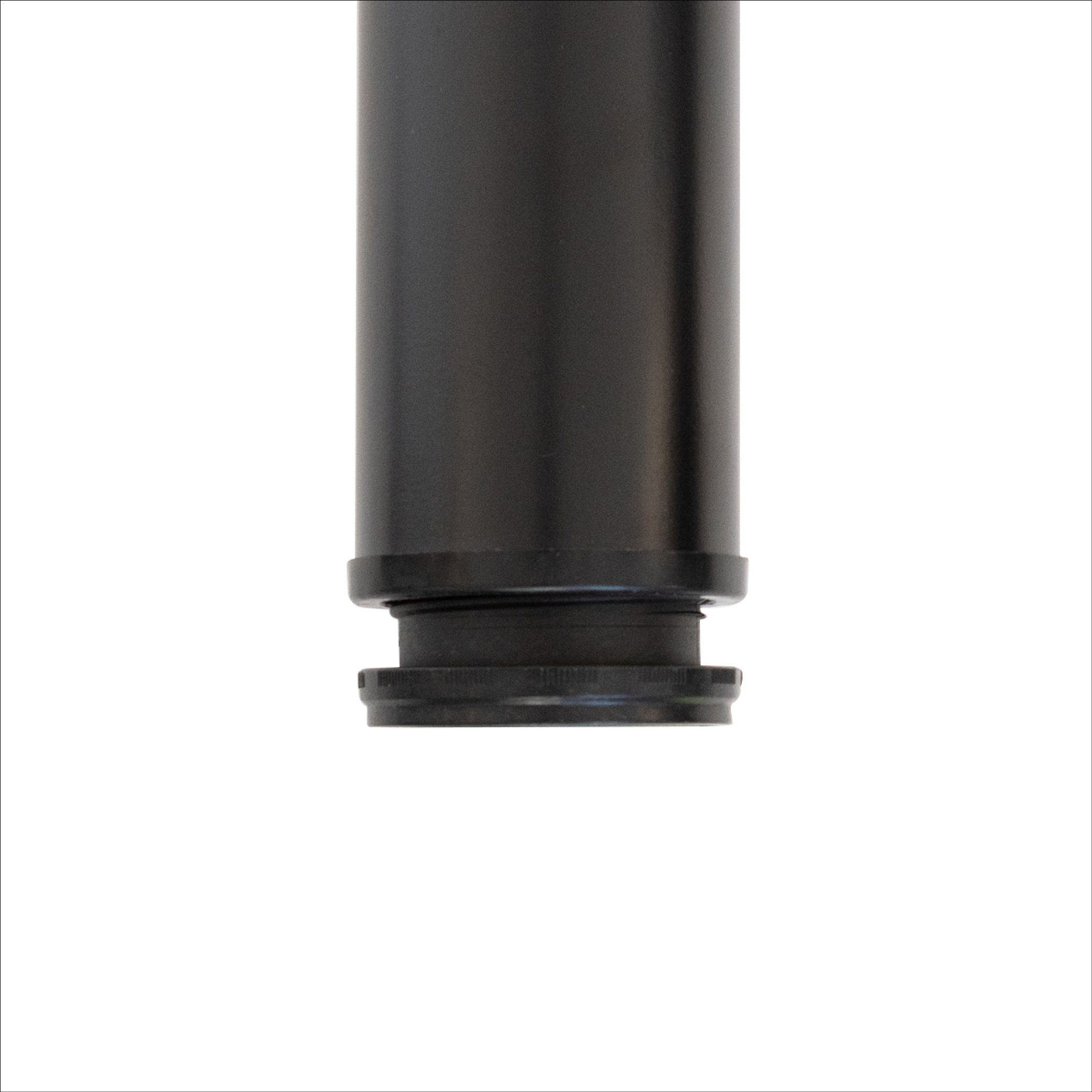 sossai® Tischbein Premium Tischbeine Ø60 mm in Schwarz, höhenverstellbar +2cm
