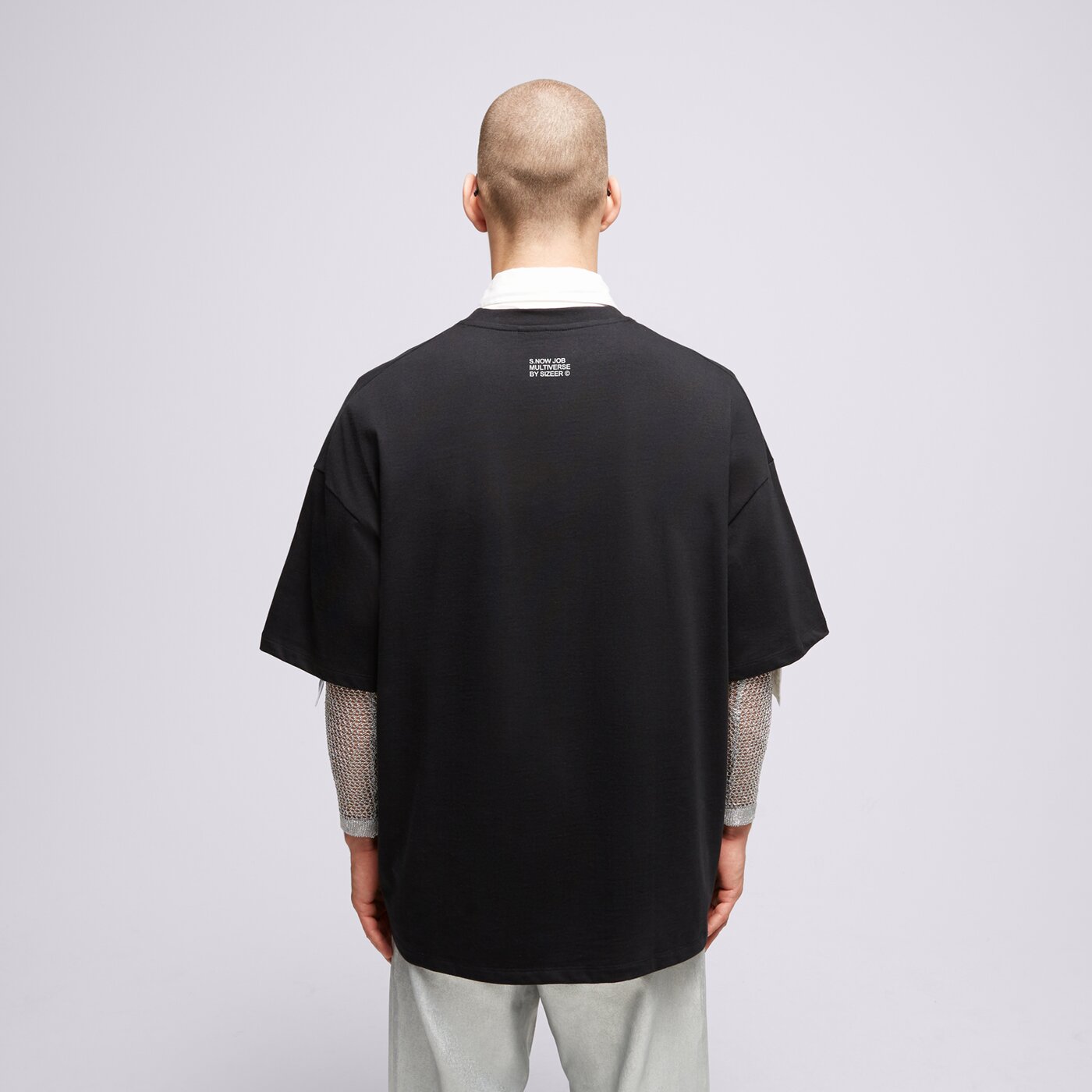 S.NOW JOB SIZEER T SHIRT “WHO MADE WHO”-BLACK Schwarz