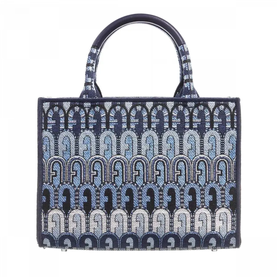 Furla - Furla Handle Bags Canvas Blue - blau