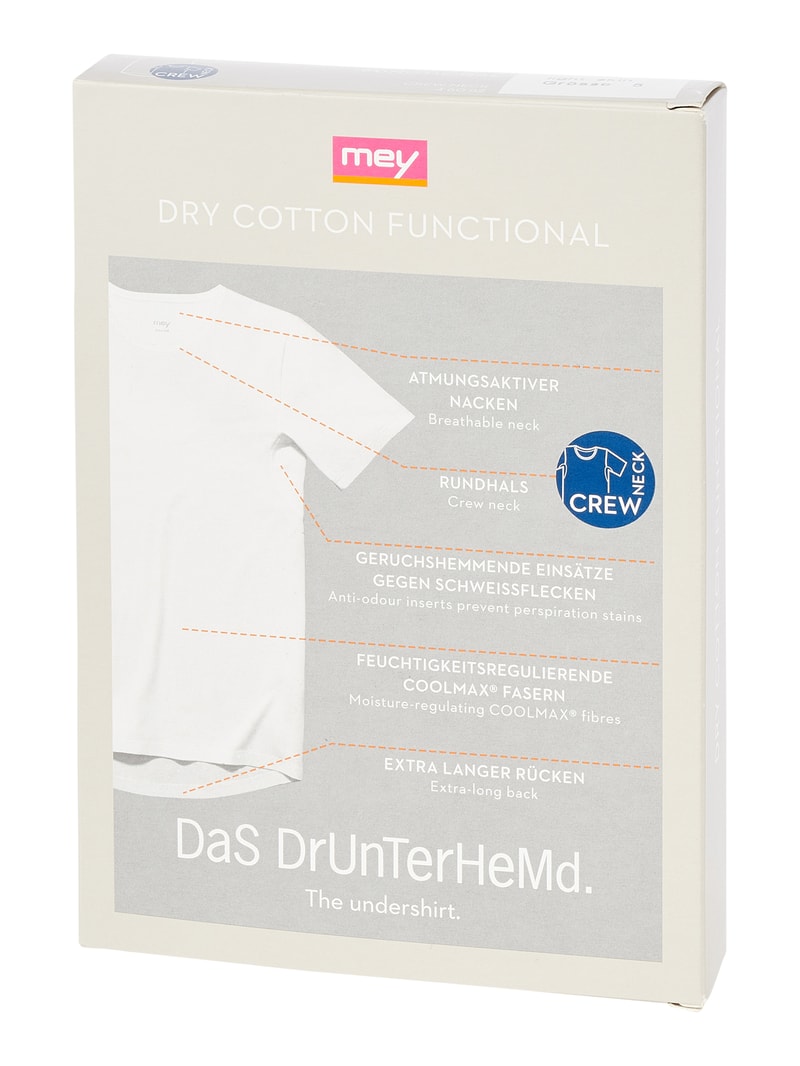 T-Shirt mit Stretch-Anteil Modell 'Das Drunterhemd' in ecru
