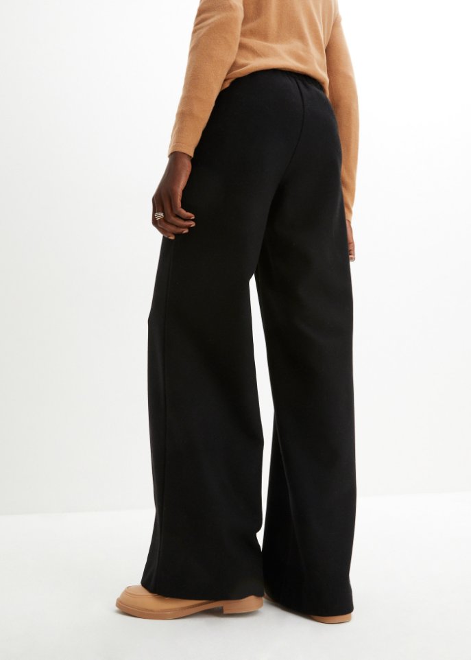 Marlenehose mit Wollanteil