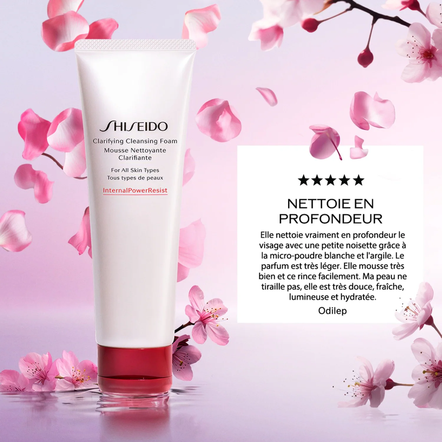 Schiuma detergente purificante Shiseido