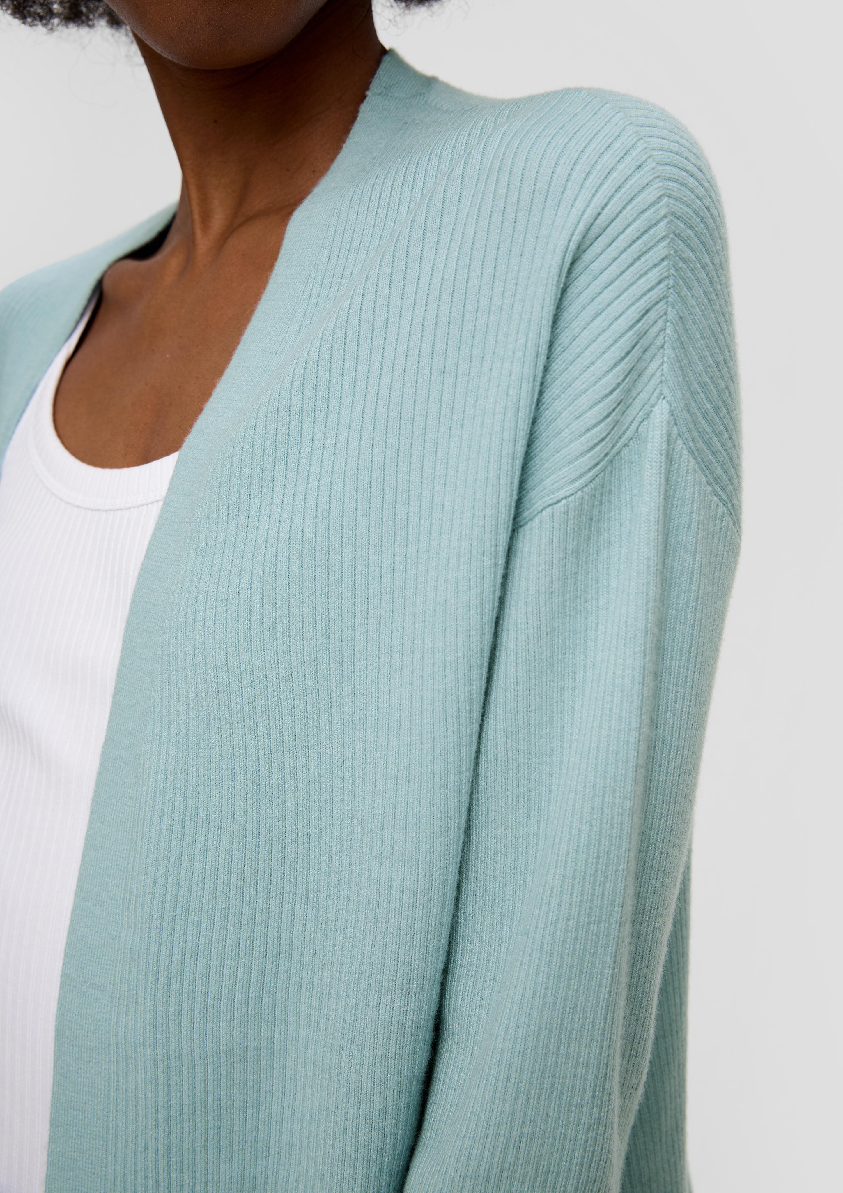 Rippstrick-Cardigan im Loose Fit  2144098-6103