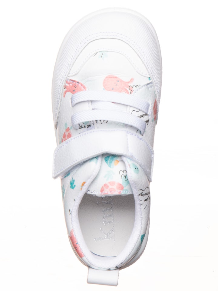 kmins Leder-Barfußschuhe in Weiß/ Bunt günstig kaufen