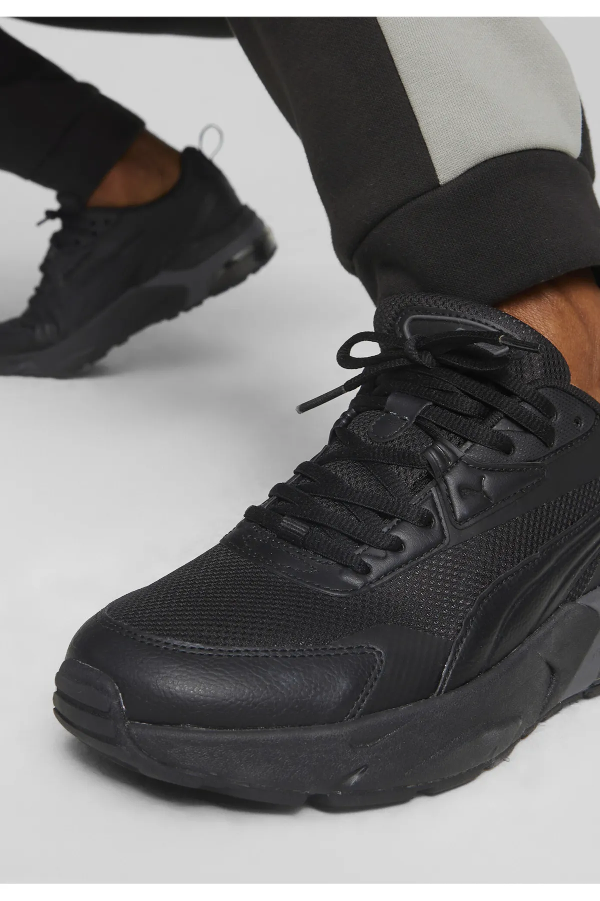Puma  Sneaker - Schwarz - Flacher Absatz