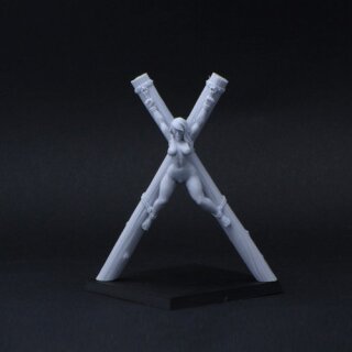 Women at saltire cross (28 mm)