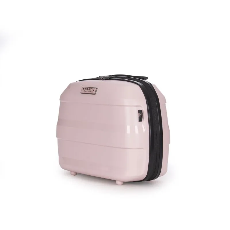 Stratic Straw + Beauty Case - rose