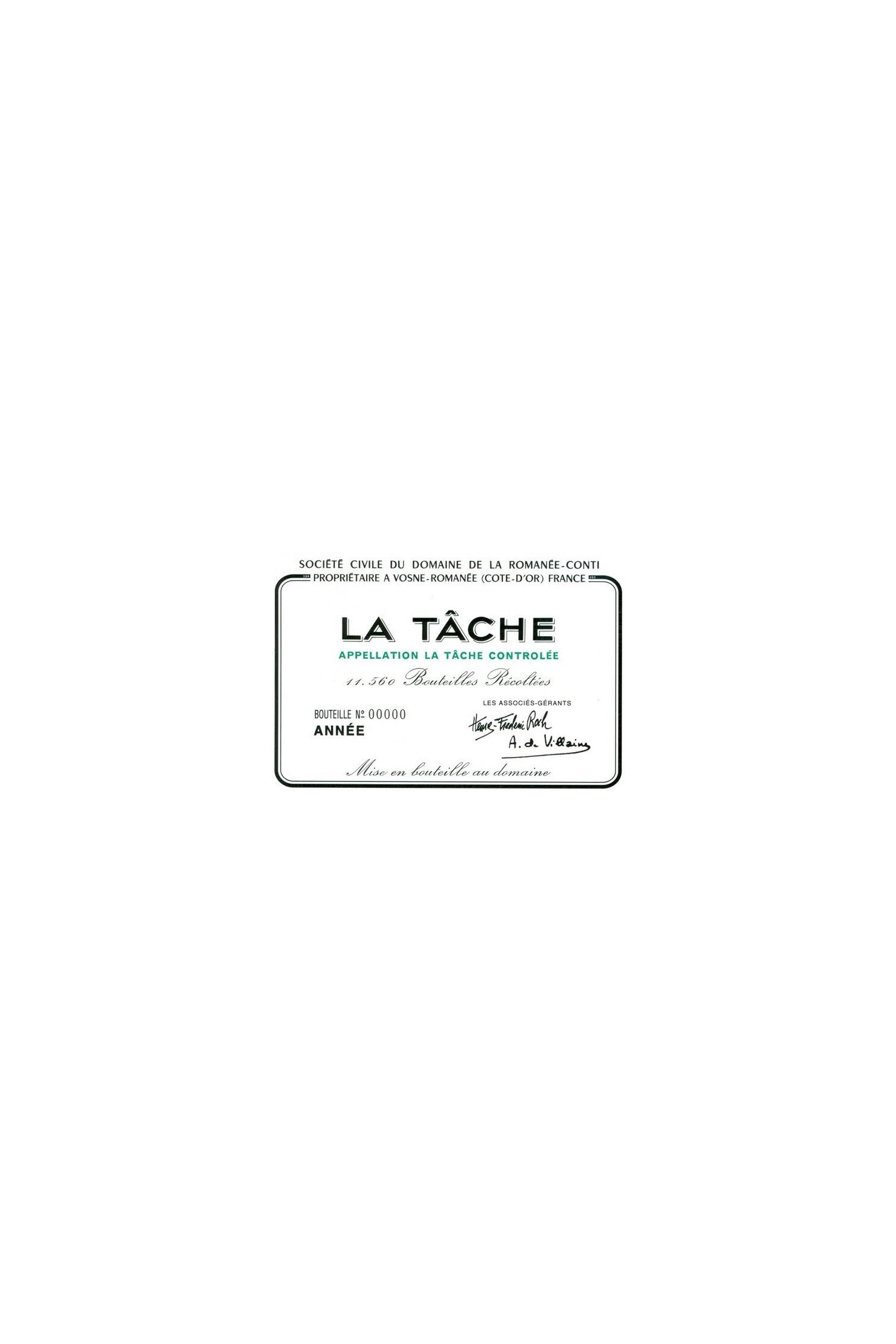 Domaine De La Romanee Conti 1983, La Tache